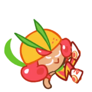 🥭 emoji Grapefruit Cookie! Telegram sticker 10 of 56