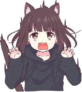 😾 emoji Kurumi Chan Pt.3 @jp_stickers Telegram sticker 5 of 40