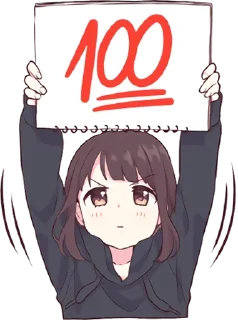 💯 emoji Kurumi Chan Pt.3 @jp_stickers Telegram sticker 14 of 40