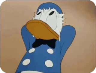 😰 emoji Donald Duck Telegram sticker 6 of 40