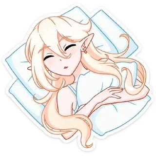 😴 emoji Айрис Telegram sticker 14 of 48