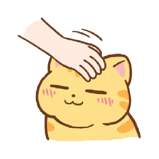 ☺️ emoji Orange cat @tgsticker Telegram sticker 12 of 38