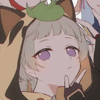 🥨 emoji ⸼ Ꮯᴀю ‧₊˚ @genshinstickpack Telegram sticker 13 of 52