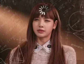 🤔 emoji Lalisa Telegram sticker 24 of 30