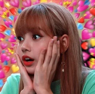 😍 emoji Lalisa Telegram sticker 13 of 30