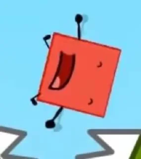 🟥 emoji BLOCKY BFDI (and blockyXwoodie :: @millysour Telegram sticker 17 of 25