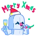 🥳 emoji Ice Man Telegram sticker 12 of 22