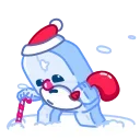 🏃‍♀️ emoji Ice Man Telegram sticker 17 of 22