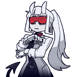 😦 emoji Helltaker Telegram sticker 17 of 75