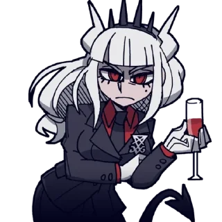 🤨 emoji Helltaker Telegram sticker 24 of 75