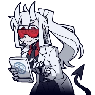 😅 emoji Helltaker Telegram sticker 15 of 75