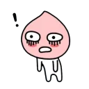 😨 emoji Peach🍑by @mlOobot Telegram sticker 15 of 104