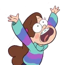 😫 emoji Mabel🌟by @mlOobot Telegram sticker 7 of 50
