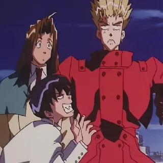 😤 emoji Trigun Telegram sticker 20 of 46