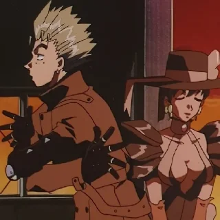 🤗 emoji Trigun Telegram sticker 8 of 46