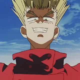 😁 emoji Trigun Telegram sticker 7 of 46