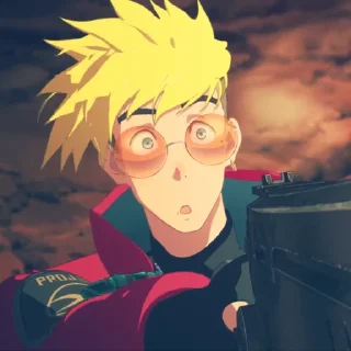 Sticker from trigun @kotSOAD