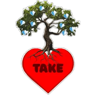 Sticker from ton-take