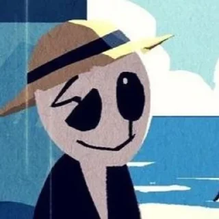 🎩 emoji Gaster Telegram sticker 18 of 31