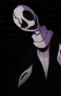 📝 emoji Gaster Telegram sticker 10 of 31