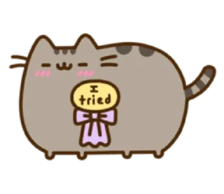 🥇 emoji Пушин Кэт Telegram sticker 24 of 35