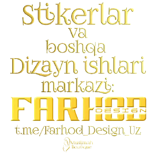 Sticker from Muslimah Boutique by @Farhod_Design