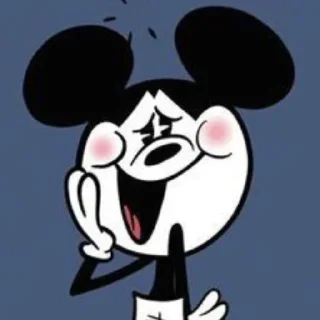 😊 emoji Микки Маус!✨ Telegram sticker 5 of 55