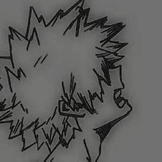 💥 emoji Bakugou💥. Telegram sticker 12 of 111