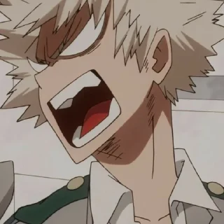 😡 emoji Bakugou🔥 Telegram sticker 15 of 42