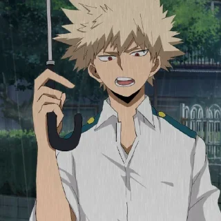 ☔️ emoji Bakugou🔥 Telegram sticker 17 of 42
