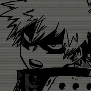 💥 emoji Bakugou💥. Telegram sticker 19 of 111
