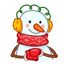 🥰 emoji Snowman Telegram sticker 12 of 25