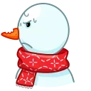 😈 emoji Snowman Telegram sticker 8 of 25