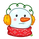 🤢 emoji Snowman Telegram sticker 13 of 25