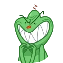 😈 emoji Snowman Telegram sticker 10 of 25
