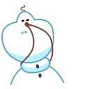 🤥 emoji Snowman Telegram sticker 21 of 25