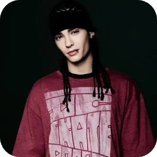 😏 emoji Tom Kaulitz😍 Telegram sticker 11 of 80
