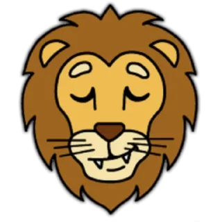 🦁 emoji Lion🦁 Telegram sticker 2 of 24
