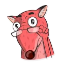 😕 emoji Comrade Fox Telegram sticker 14 of 36
