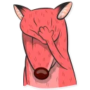😣 emoji Comrade Fox Telegram sticker 23 of 36