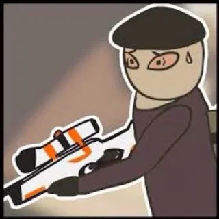 😰 emoji CS GO Telegram sticker 2 of 11