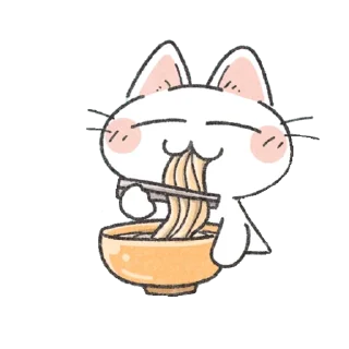 🍜 emoji ๑°. キティ@hqnerv 𖧷 !! Telegram sticker 9 of 30