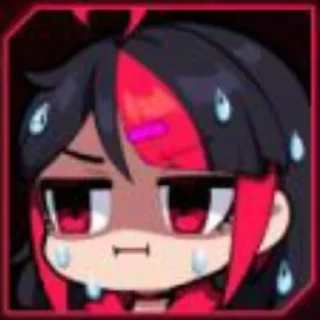 😓 emoji GX Aura Telegram sticker 20 of 21