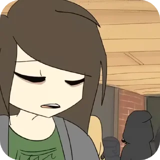 👄 emoji РИНА ЧТО ТЫ ДЕЛАЕШЬ? Telegram sticker 16 of 53
