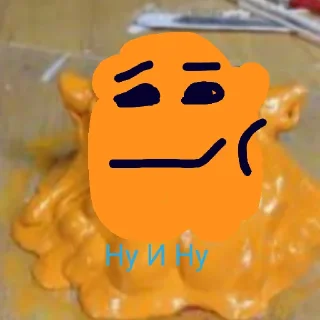 🧡 emoji Чисто только я Telegram sticker 6 of 46