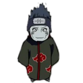 🙂 emoji Мини Акацуки Telegram sticker 3 of 11