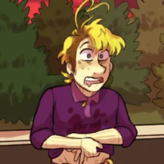 😵 emoji Мини Дейв Telegram sticker 20 of 35
