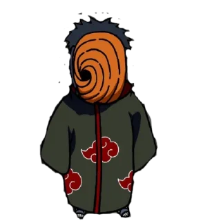 🙂 emoji Мини Акацуки Telegram sticker 6 of 11
