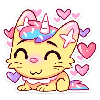 ❤️ emoji Кэнди Кэт :: @stickroom Telegram sticker 20 of 48
