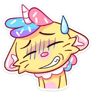 😅 emoji Уютненький Кэнди Кэт (@TgSticker) Telegram sticker 17 of 48